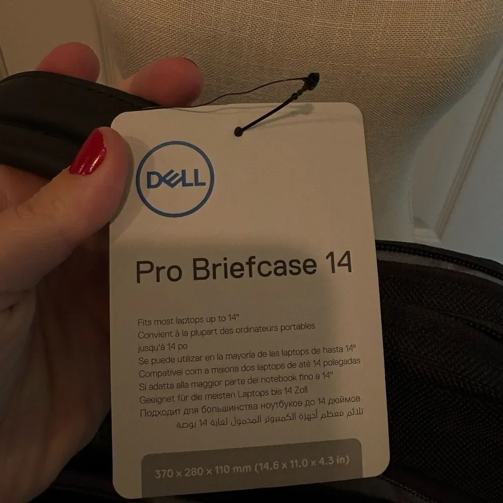 NWT Dell Pro Briefcase 14 - Black